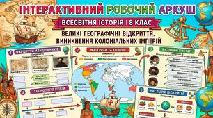 Великі географічні відкриття. Виникнення колоніальних імперій