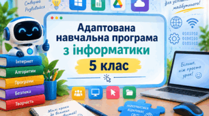 Адаптована навчальна програма з інформатики для учнів ООП (ІІІ рівень підтримки)