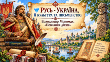 💎 РУСЬ-УКРАЇНА, ЇЇ КУЛЬТУРА ТА ПИСЬМЕНСТВО. Володимир Мономах. «Повчання дітям» 💎 Українська література. 8 клас (НУШ) 💎