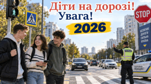 Увага! Діти на дорозі! 2026 5-11 класи Презентація до місячника