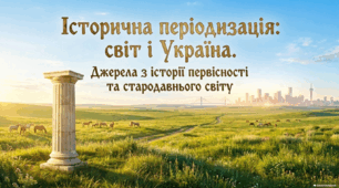 Історична періодизація: світ і Україна. Джерела з історії первісності та стародавнього світу