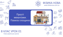 Фізика. 8 клас НУШ. Тема 1. Прості механізми. Момент сили