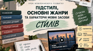 «Підстилі, основні жанри та характерні мовні засоби стилів».