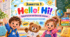 Конспект заняття 1 з англійської мови для дітей 5–6 років ЗДО «Hello! Hi! Привітання англійською мовою»