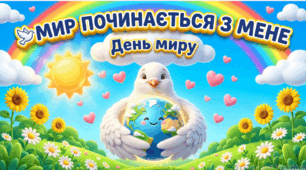 ДЕНЬ МИРУ В ЗДО. Середня і старша група. Виховний захід. Презентація. постери, розтяжка.
