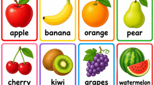 Конспект “Food. Fruits” Їжа. Фрукти (5-6 років)