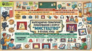КТП з курсу «Мистецтво» для 9 класу НУШ