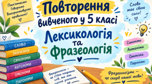 Урок 6. Повторення вивченого в 5-му класі. Лексикологія. Фразеологія. Презентація