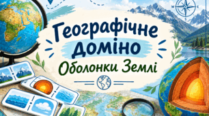 Географічне доміно: "Оболонки Землі"