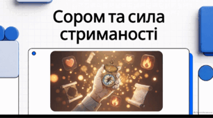 Відеоогляд "Коли нам буває соромно? Чому стриманість є чеснотою?"
