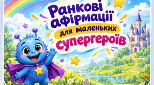 Ранкові афірмації для маленьких супергероїв + СЕРТИФІКАТ СУПЕРГЕРОЯ
