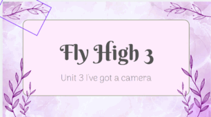 Презентація + Worksheets (Fly High 3, Unit 3: "I've got a camera")