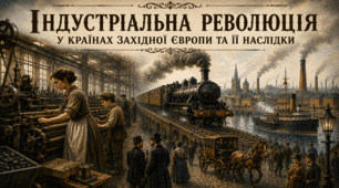 Індустріальна революція у країнах Західної Європи та її наслідки.