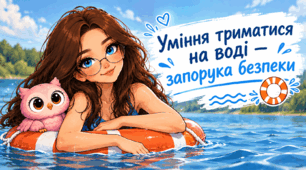 Виховна бесіда. Презентація «Уміння триматися на воді — запорука безпеки»