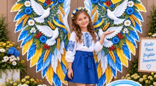 🕊️💙💛 КРИЛА МИРУ — яскрава фотозона до Міжнародного дня миру!