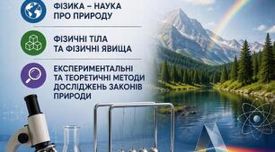 Фізика – наука про природу. Фізичні тіла та фізичні явища. Експериментальні та теоретичні методи досліджень законів природи.