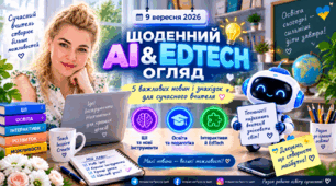 Щоденний AI & EdTech-огляд  9 вересня 2026 • 5 найкорисніших новин і знахідок