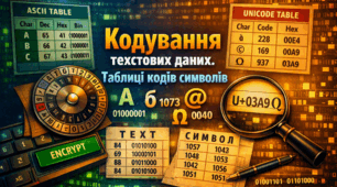 Кодування текстових даних. Таблиці кодів символів