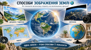 Способи зображення Землі. 6 клас. презентація+конспект