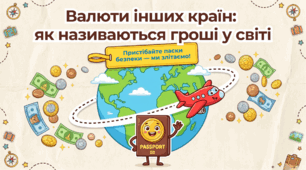 Урок 4. Валюти інших країн: як називаються гроші у світі
