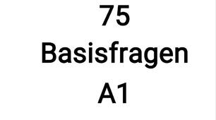 25 Fragen zum Kennenlernen/ 30 Fragen Beschreibung der persönlichen Gegenstände/20 Fragen im Büro A1