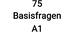 25 Fragen zum Kennenlernen/ 30 Fragen Beschreibung der persönlichen Gegenstände/20 Fragen im Büro A1