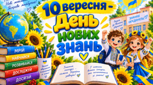 Постер 🌻"10 вересня - День нових знань"