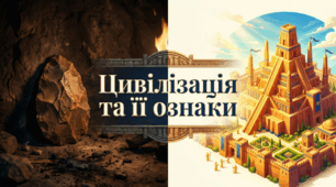 Презентація на тему: "Цивілізація та її ознаки" + конспект за презентацією