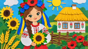 Пазл  «Українська краса: склади аплікацію»