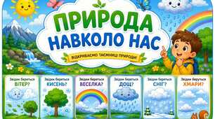 Звідки береться....   "Природа навколо нас"