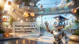 Повторення.Геометричний матеріал і аналіз даних.