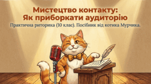 🐱🎤 Контакт з аудиторією. Українська мова, 10 клас 💬✨