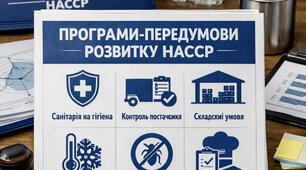 Програми-передумови розвитку НАССР, наказ впровадження програм-передумов протокол