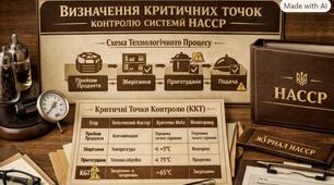 Визначення критичних точок контролю системи НАССР