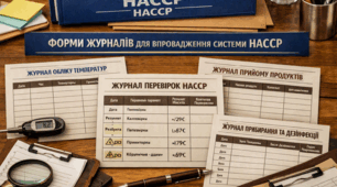 Форми, шаблони, журнали, журналів для впровадження системи  НАССР