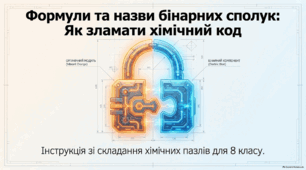 Формули та назви бінарних сполук - Презентація з хімії 8 клас НУШ
