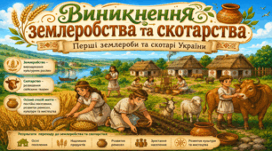 Виникнення землеробства та скотарства. Перші землероби та скотарі України