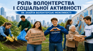 Роль волонтерства і соціальної активності. Як знайти волонтерські можливості.