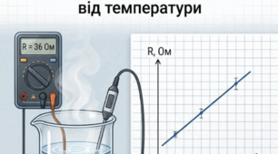 Лабораторна робота №1 «Дослідження залежності електричного опору металевого провідника від температури». Робочий аркуш (9 клас НУШ)