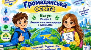 Навчальні листки з громадянської освіти для 6 класу на тему «Вступ. Розділ 1. Людина — частина природи і суспільства».