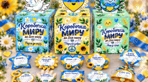 Коробочка миру» — капсула часу до Дня миру | коробочка + мінікартки + наліпки + конспект уроку