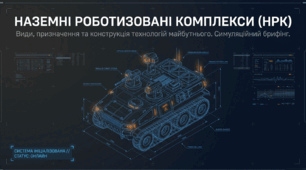 Наземні роботизовані комплекси (НРК): види, призначення та конструкція — комплект уроку (конспект, презентація, інфографіка, тест), 11 клас, Модуль 1