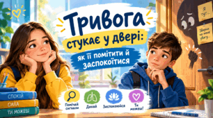 МЕНТАЛЬНЕ ЗДОРОВ'Я. Тренінг "Тривога стукає у двері" для учнів 2-6 класів. Презентація. Вправи на заспокоєння і розслаблення. Інтерактивний формат.