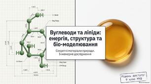 Вуглеводи та ліпіди 9 клас НУШ