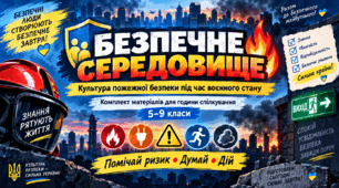 «Безпечне середовище: культура пожежної безпеки під час воєнного стану»  Комплект матеріалів для години спілкування у 5–9 класах