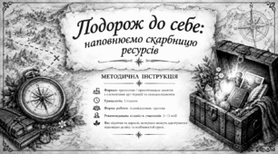 Тренінговий пакет: "Подорож до себе: наповнюємо скарбницю ресурсів" ЧБ