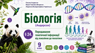 Передавання генетичної інформації від покоління до покоління. Презентація, інфографіка, робочий аркуш