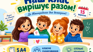 «Наш клас вирішує разом!» — комплект до Міжнародного дня демократії, 15 вересня
