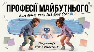 Професії майбутнього: Ким бути, коли ШІ вміє все? Презентація (PPTX / PDF)
