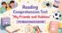 Reading Comprehension Test "My Friends and Hobbies". ГР 2: Контроль навичок читання (І семестр, 9 клас НУШ)